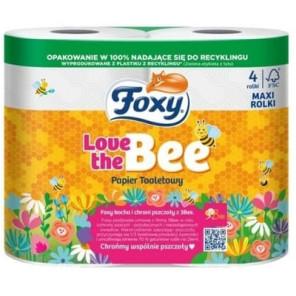 Foxy Love the Bee, papier toaletowy, 4 szt. - zdjęcie produktu