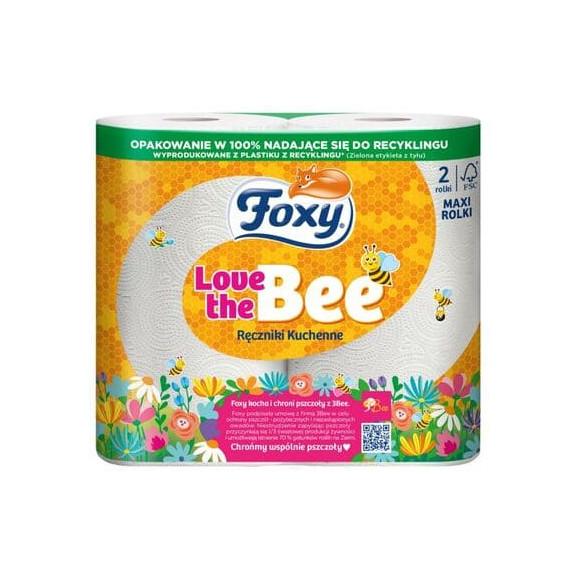 Foxy Love the Bee, ręcznik kuchenny, 2 szt. - zdjęcie produktu