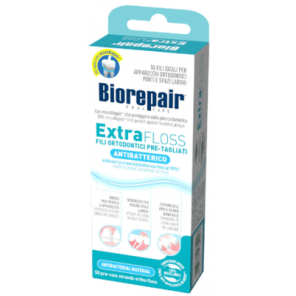 Biorepair ExtraFloss, nić ortodontyczna, 50 szt. - zdjęcie produktu