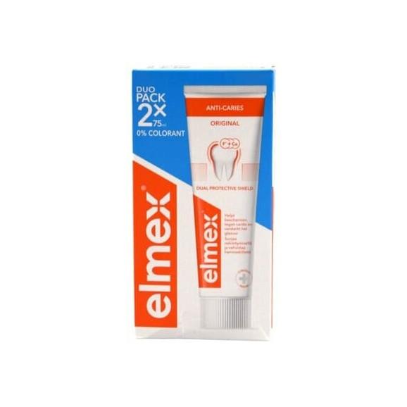 Elmex Anti-Caries, pasta do zębów, 2 x 75 ml - zdjęcie produktu