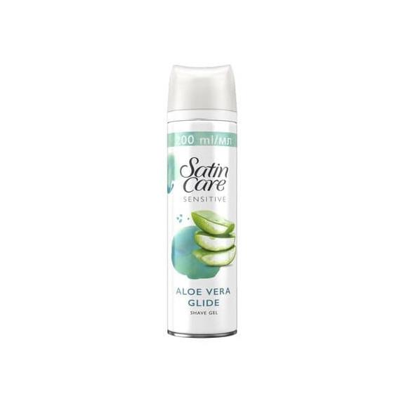 Gillette Satin Care Sensitive Aloe Vera Glide, żel do golenia dla kobiet, 200 ml - zdjęcie produktu