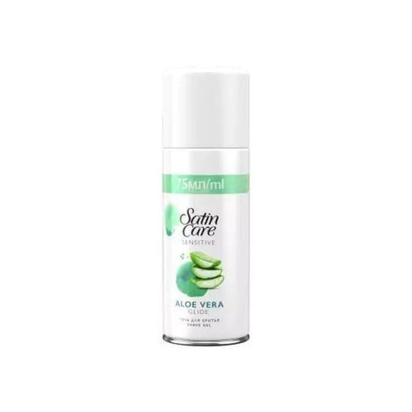 Gillette Satin Care Sensitive Aloe Vera Glide, żel do golenia dla kobiet, 75 ml - zdjęcie produktu