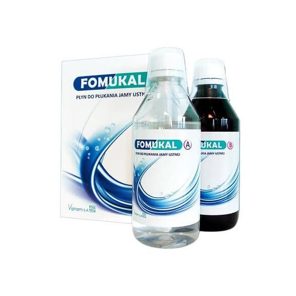 Fomukal, płyn do płukania jamy ustnej, 225 ml + 225 ml, 1 szt. - zdjęcie produktu