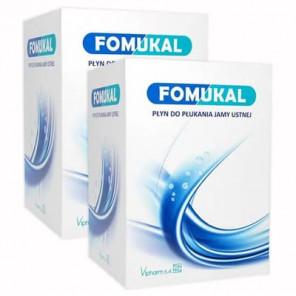 Fomukal, płyn do płukania jamy ustnej, 225 ml + 225 ml, 2 szt. - zdjęcie produktu