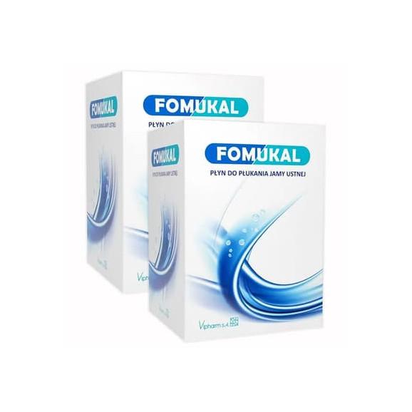 Fomukal, płyn do płukania jamy ustnej, 225 ml + 225 ml, 2 szt. - zdjęcie produktu