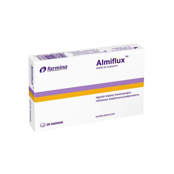 Almiflux, tabletki do rozgryzania, 20 szt. - zdjęcie produktu
