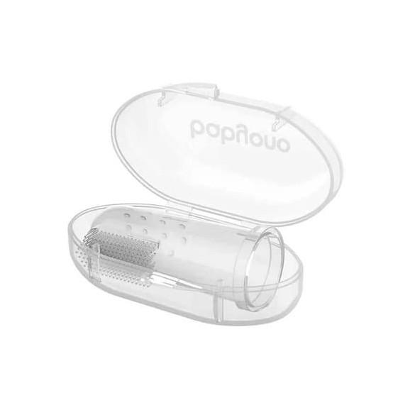 BabyOno, szczoteczka do pierwszych ząbków na palec, silikonowa, 1 szt. BabyOno, szczoteczka do pierwszych ząbków na palec, silikonowa, 1 szt. - zdjęcie produktu