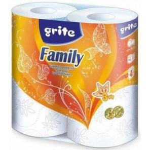Grite Family, papier toaletowy, 4 szt. - zdjęcie produktu