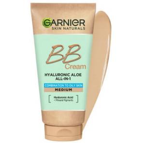 Garnier Hyaluronic Aloe All-In-1 BB Cream, nawilżający krem BB dla skóry tłustej i mieszanej, Śniady, 50 ml - zdjęcie produktu