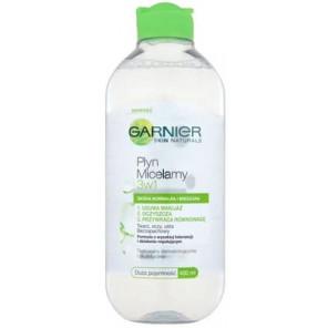Garnier Skin Naturals, płyn micelarny 3w1, skóra normalna i mieszana, 400 ml - zdjęcie produktu