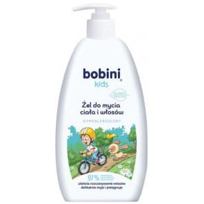 Bobini Kids, żel do mycia włosów i ciała, hipoalergiczny, z pompką, 500 ml - zdjęcie produktu
