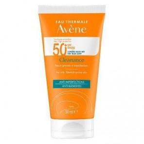 Avene Sun Cleanance, krem ochronny do twarzy, skóra wrażliwa, SPF 50+, 50 ml - zdjęcie produktu