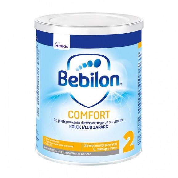 Bebilon Comfort 2, mleko następne dla niemowląt z tendencją do kolek i zaparć, 400 g - zdjęcie produktu