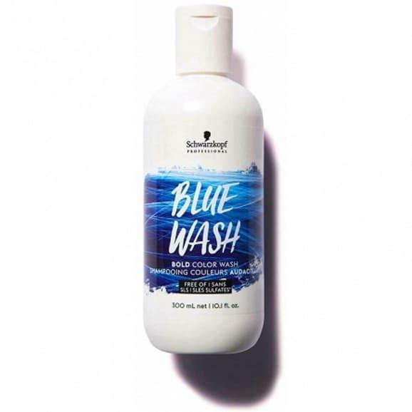 Schwarzkopf Bold Color Wash Blue, Szampon koloryzujący, niebieski, 300 ml - zdjęcie produktu