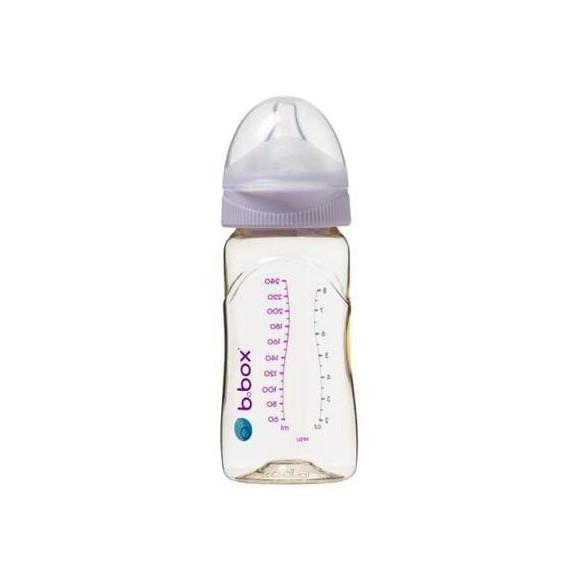 B.Box, butelka do karmienia niemowląt ze smoczkiem, piwonia, 240 ml - zdjęcie produktu