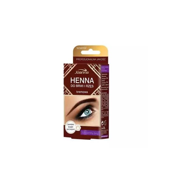 Joanna, henna do brwi i rzęs, brązowa, 15 ml - zdjęcie produktu