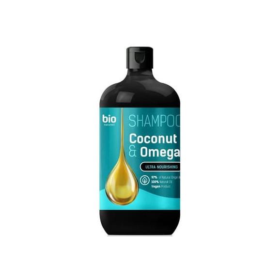BIO NATURELL Shampoo Ultra Nourishing, szampon do włosów, Coconut Oil & Omega, 946 ml - zdjęcie produktu
