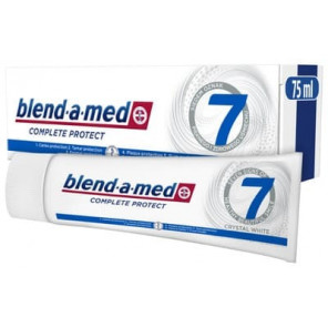 Blend-a-med Complete Protect 7 Crystal White, wybielająca pasta do zębów, 75 ml - zdjęcie produktu