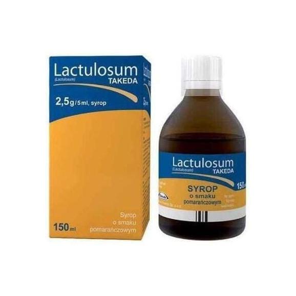 Orifarm Lactulosum Takeda 2,5 g/5 ml syrop, 150 ml - zdjęcie produktu