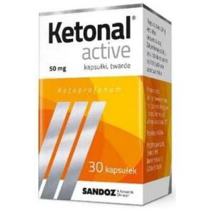 Ketonal Active 50 mg, kapsułki twarde, 30 szt. - zdjęcie produktu