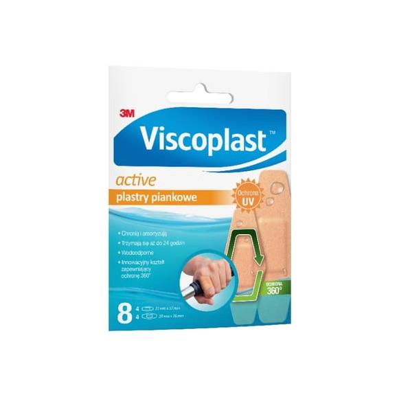 Viscoplast Active, amortyzujące plastry piankowe, 8 szt. - zdjęcie produktu