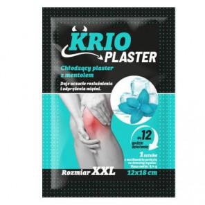 Krio Plaster, Chłodzący plaster z mentolem, 12 x 18cm, 1 szt. - zdjęcie produktu