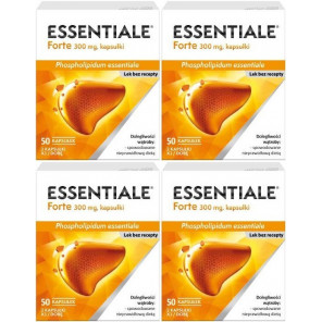 Essentiale Forte 300 mg, kapsułki, 50 szt. zestaw x 4 - zdjęcie produktu
