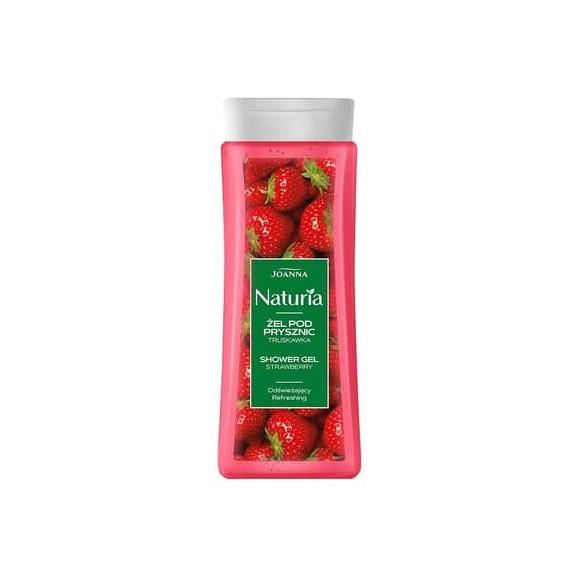 Joanna Naturia, żel pod prysznic z ekstraktem z truskawki, 300 ml - zdjęcie produktu