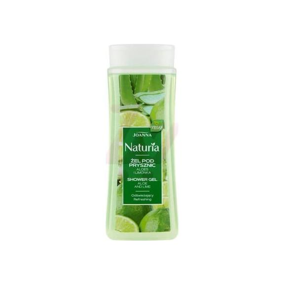 Joanna Naturia, żel pod prysznic z aloesem i limonką, 300 ml - zdjęcie produktu