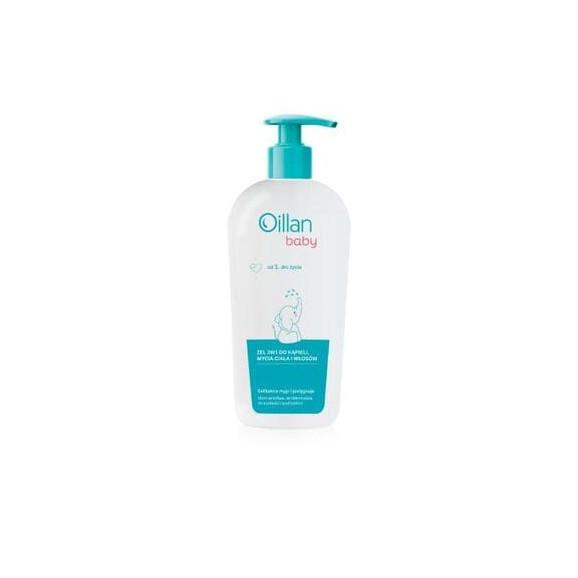 Oillan Baby, żel do mycia ciała i włosów 3w1, 750 ml - zdjęcie produktu