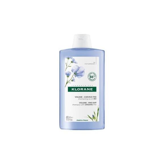 Klorane, szampon z organicznym lnem, 400 ml - zdjęcie produktu