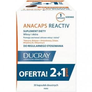Ducray Anacaps Reactiv, kapsułki 2+1, 90 szt. - zdjęcie produktu