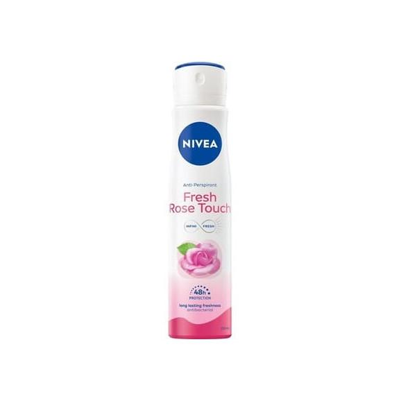 Nivea Fresh Rose Touch, dezodorant w sprayu dla kobiet, 250 ml Nivea Fresh Rose Touch, dezodorant w sprayu dla kobiet, 250 ml - zdjęcie produktu