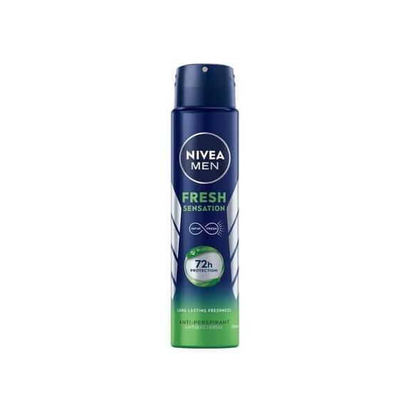 Nivea Men Fresh Sensation, dezodorant w sprayu, 250 ml - zdjęcie produktu