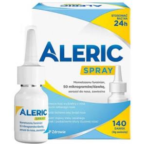 Aleric Spray 50 µg/ dawkę, aerozol do nosa, zawiesina, 140 dawek, 18 g - zdjęcie produktu