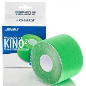 Novama Kino2, taśma kinezjologiczna 5 m x 5 cm, zielona, 1 szt. - zdjęcie produktu
