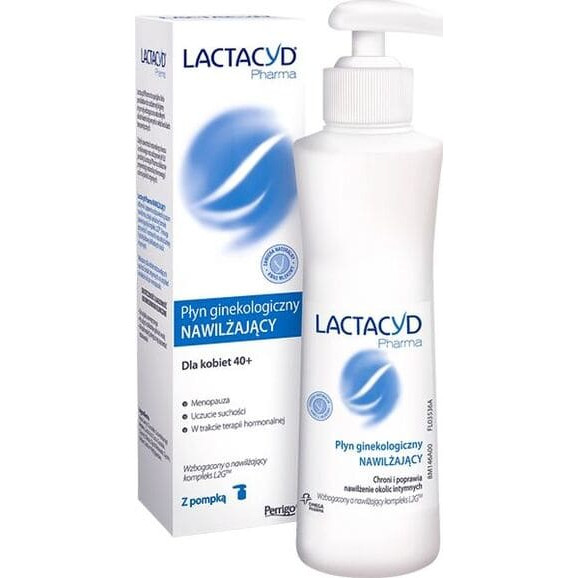 Lactacyd Pharma, nawilżający płyn ginekologiczny, z pompką, 250 ml - zdjęcie produktu