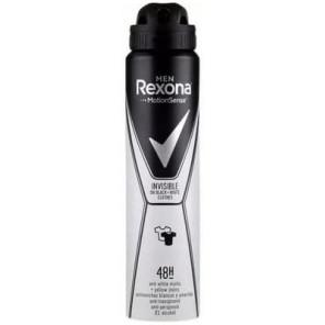Rexona Men Invisible Black & White, antyperspirant w sprayu dla mężczyzn, 200 ml - zdjęcie produktu