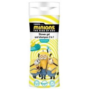 Minionki, żel pod prysznic i szampon dla dzieci 2w1, bananowy, 300 ml - zdjęcie produktu