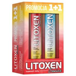 Litoxen Senior 1+1, tabletki musujące, 2 x 20 szt. - zdjęcie produktu