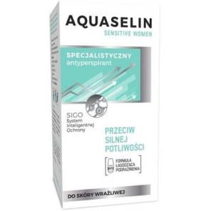 Aquaselin Sensitive Women, specjalistyczny antyperspirant, roll-on, dla kobiet, 50 ml - zdjęcie produktu