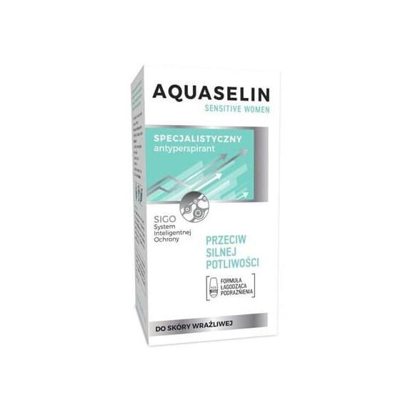 Aquaselin Sensitive Women, specjalistyczny antyperspirant, roll-on, dla kobiet, 50 ml - zdjęcie produktu