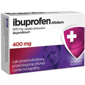 Ibuprofen Aflofarm 400 mg, tabletki, 20 szt. - zdjęcie produktu