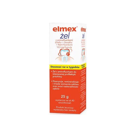 Elmex, 12,5 mg, żel, 25 g - zdjęcie produktu