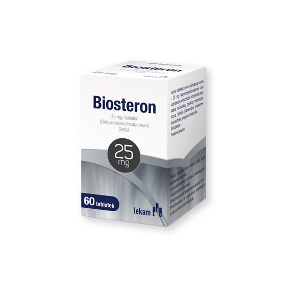 Biosteron, 25 mg, tabletki, 60 szt. - zdjęcie produktu