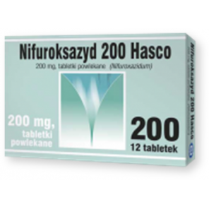 Nifuroksazyd Hasco, 200 mg, tabletki powlekane, 12 szt. - zdjęcie produktu