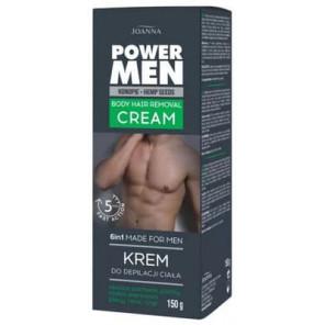 Joanna Power Men Konopie, krem do depilacji ciała dla mężczyzn, 150 g - zdjęcie produktu