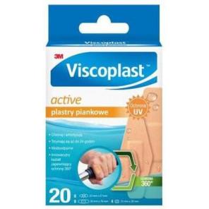 Viscoplast Active, amortyzujące plastry piankowe, 20 szt. - zdjęcie produktu