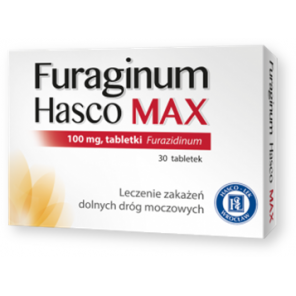 Furaginum Hasco Max 100 mg, 30 tabletek - zdjęcie produktu