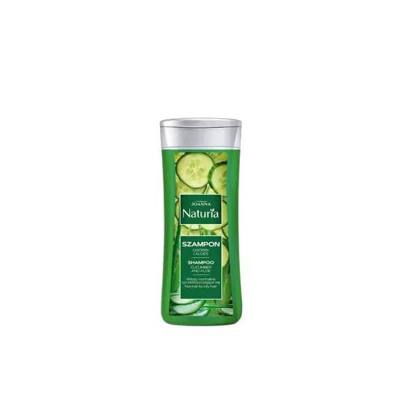 Joanna Naturia, szampon do włosów z ogórkiem i aloesem, 200 ml - zdjęcie produktu